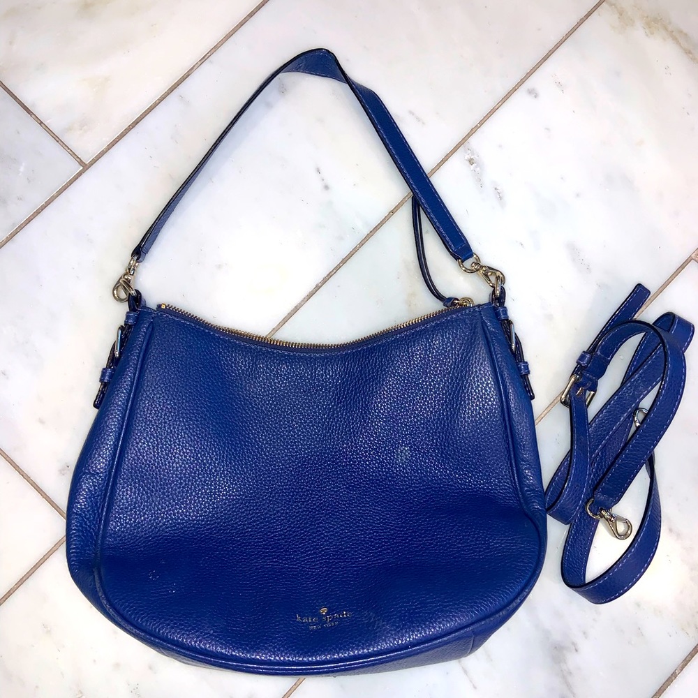 Kate spade deep blue/purple purse, gently used